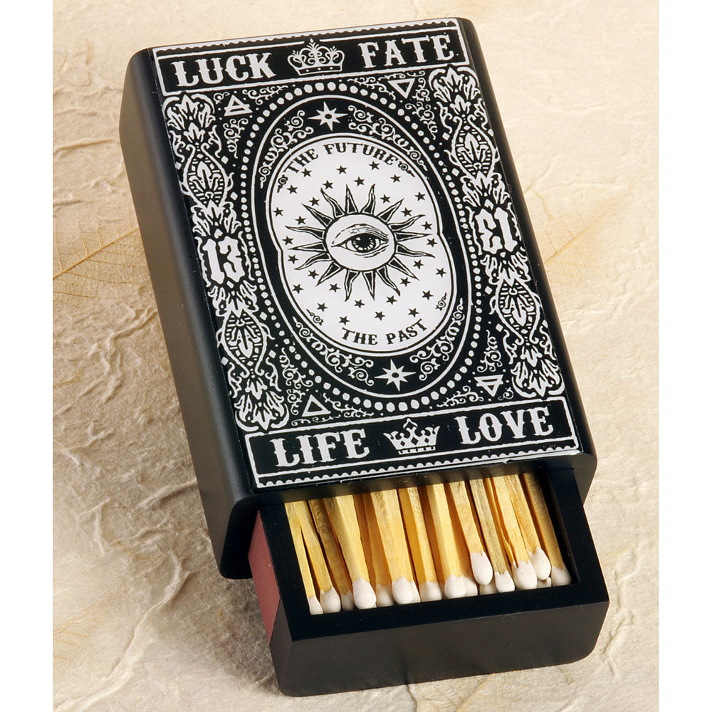Luck 4" Wooden Slide Match Box - DD