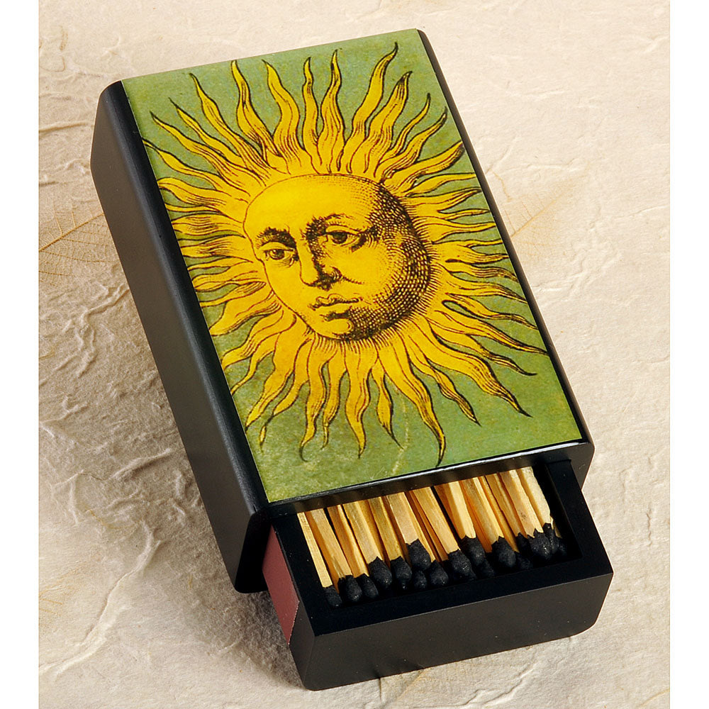 Old Sun 4" Wooden Slide Match Box - DD