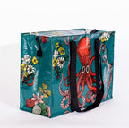 Blue Q Shopping Bag Shoulder Tote  - Octopus - Eco  - Pocket, Zipper, folding