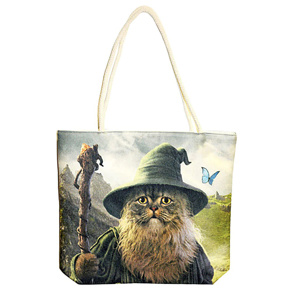 Catdalf Techno Fantasy Gifts Jute Bag- JJ