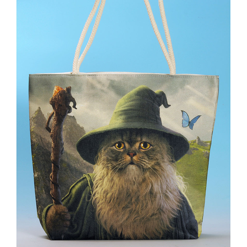 Catdalf Techno Fantasy Gifts Jute Bag- JJ