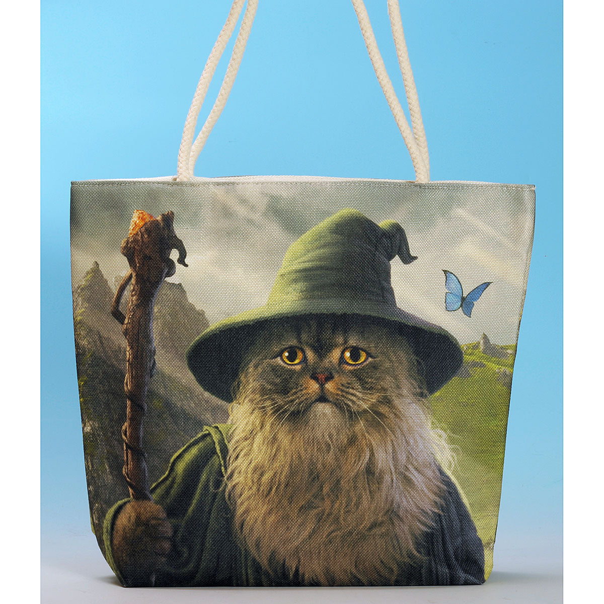 Catdalf Techno Fantasy Gifts Jute Bag- JJ