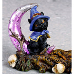 Fantasy Gifts Magical Witch Cat Stick Incense Burner - JJ