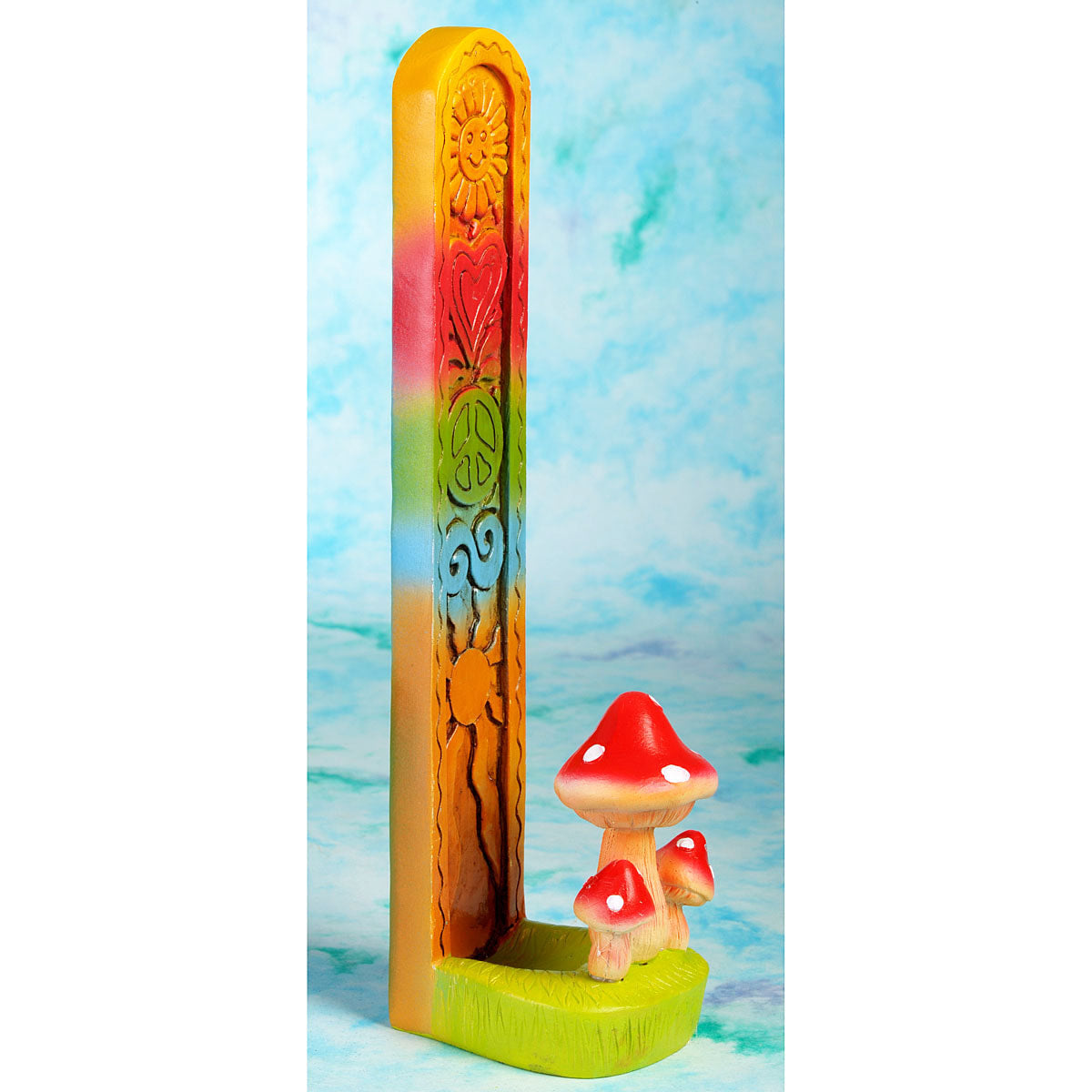 Fantasy Gifts Standing Groovy Mushroom Stick Incense Burner - JJ