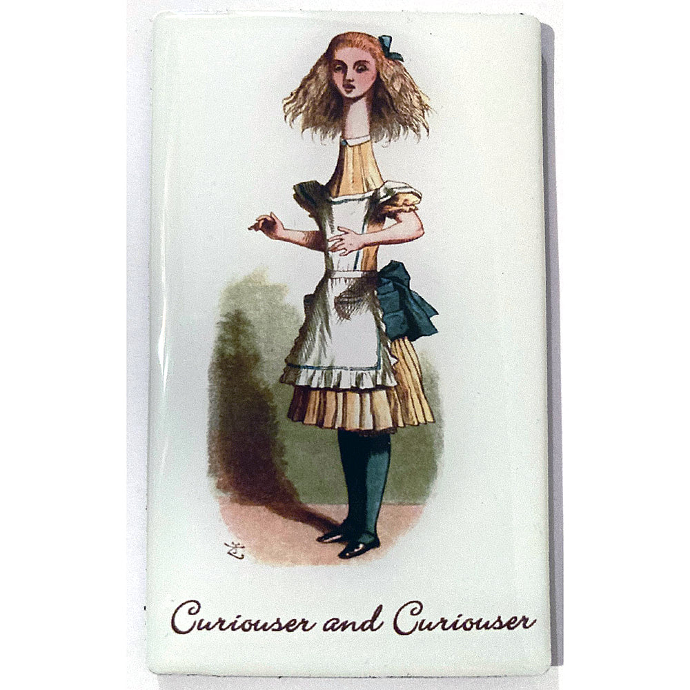 Curiouser and Curiouser - Alice in Wonderland Magnet - DD
