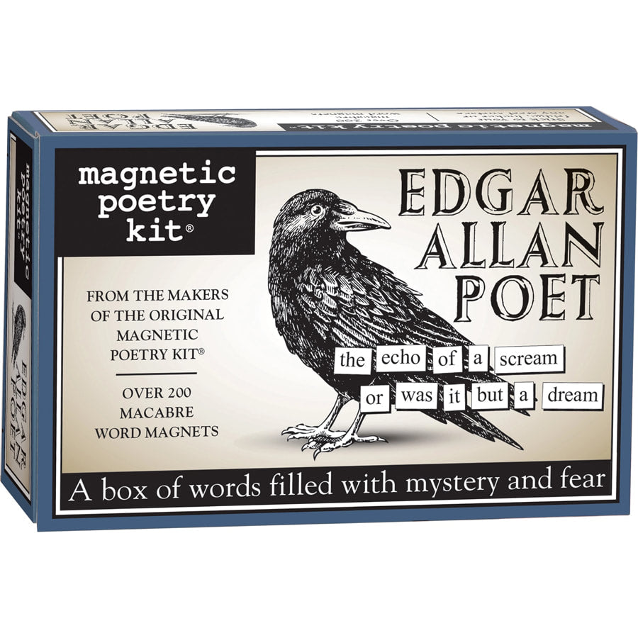 Edgar Allen Poet Magnetic Poetry kit