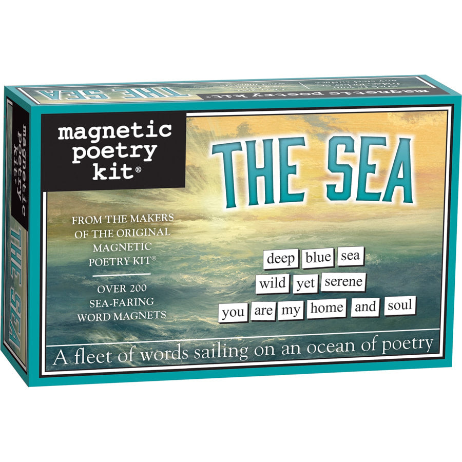 The Sea Magnetic Poetry kit