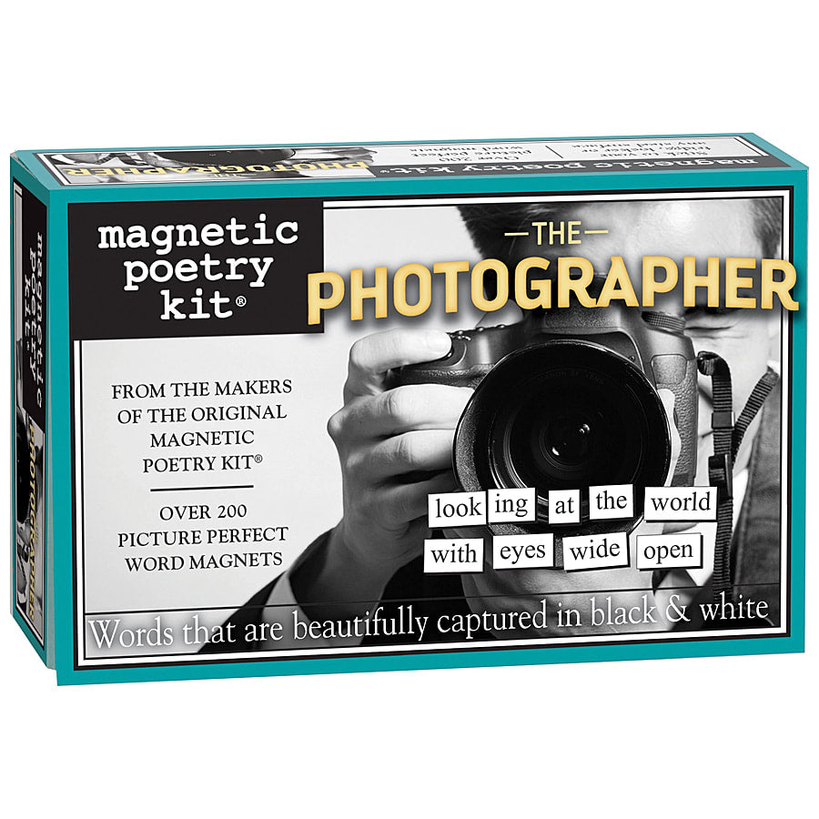 Photographer Magnetic Poetry kit