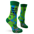 High Maintenance Women's Combed Cotton Crew Socks by FabDaz