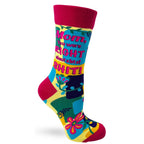 Mom You Were Right Women's Combed Cotton Crew Socks by FabDaz
