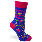 Day Drinking Women's Combed Cotton Crew Socks by FabDaz