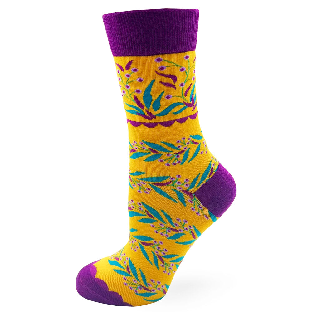 Introverting Women's Combed Cotton Crew Socks by FabDaz