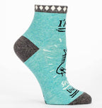 Women's Ankle Socks - Special Unicorn  - Blue Q