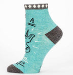 Women's Ankle Socks - Special Unicorn  - Blue Q