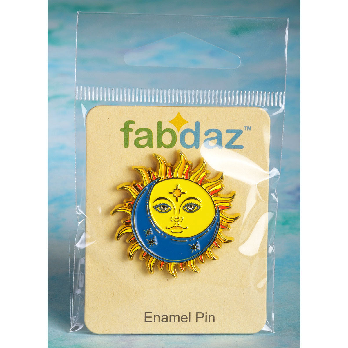 Celestial Sun Moon Soft Enamel Pins