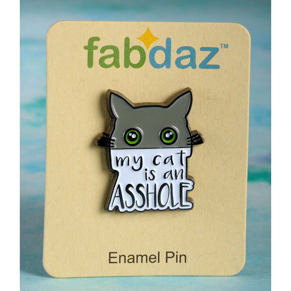 My Cat is an Asshole Soft Enamel Pins