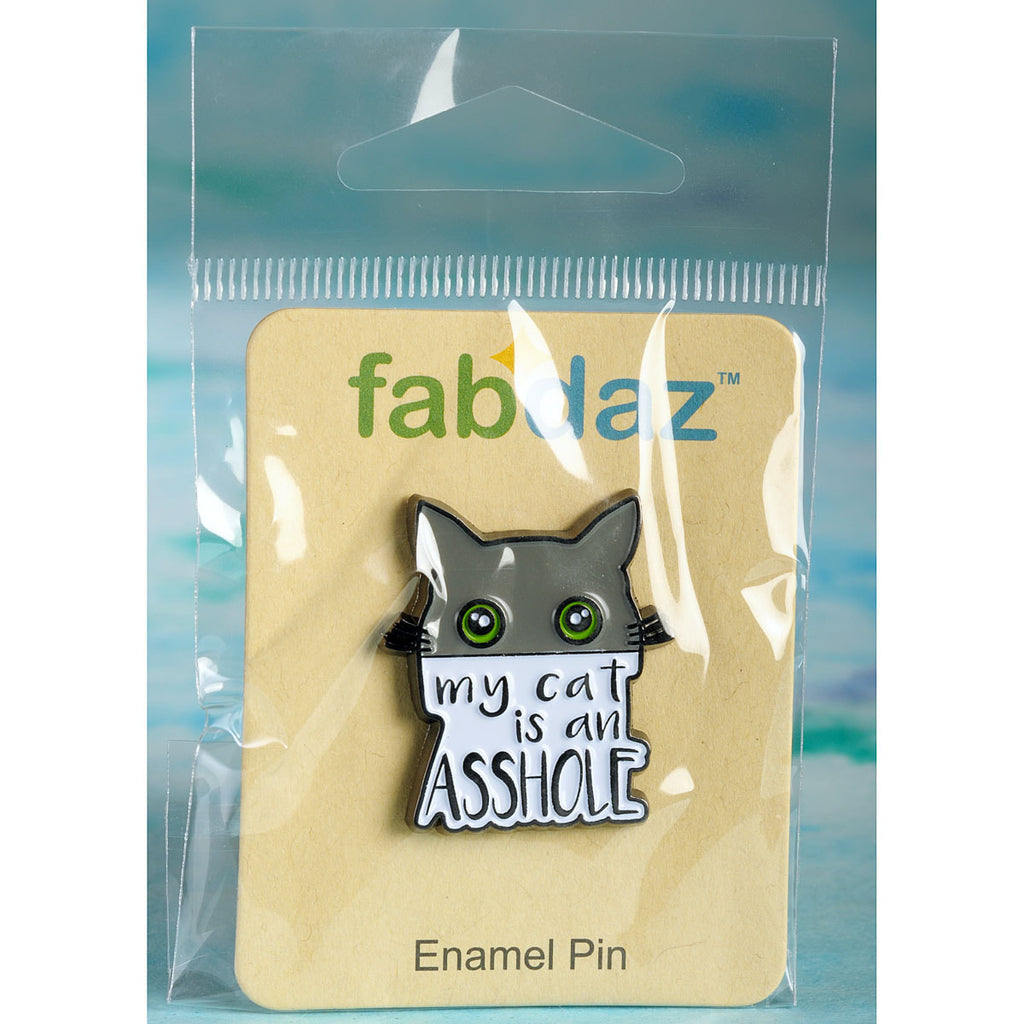 My Cat is an Asshole Soft Enamel Pins