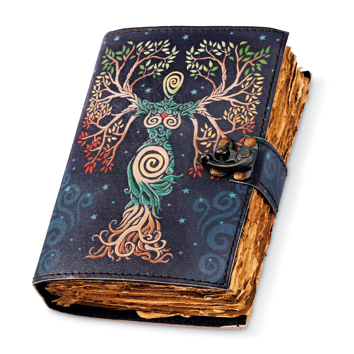 Color Goddess 5x7 Soft Leather Embossed Journal - Fantasy Gifts JJ
