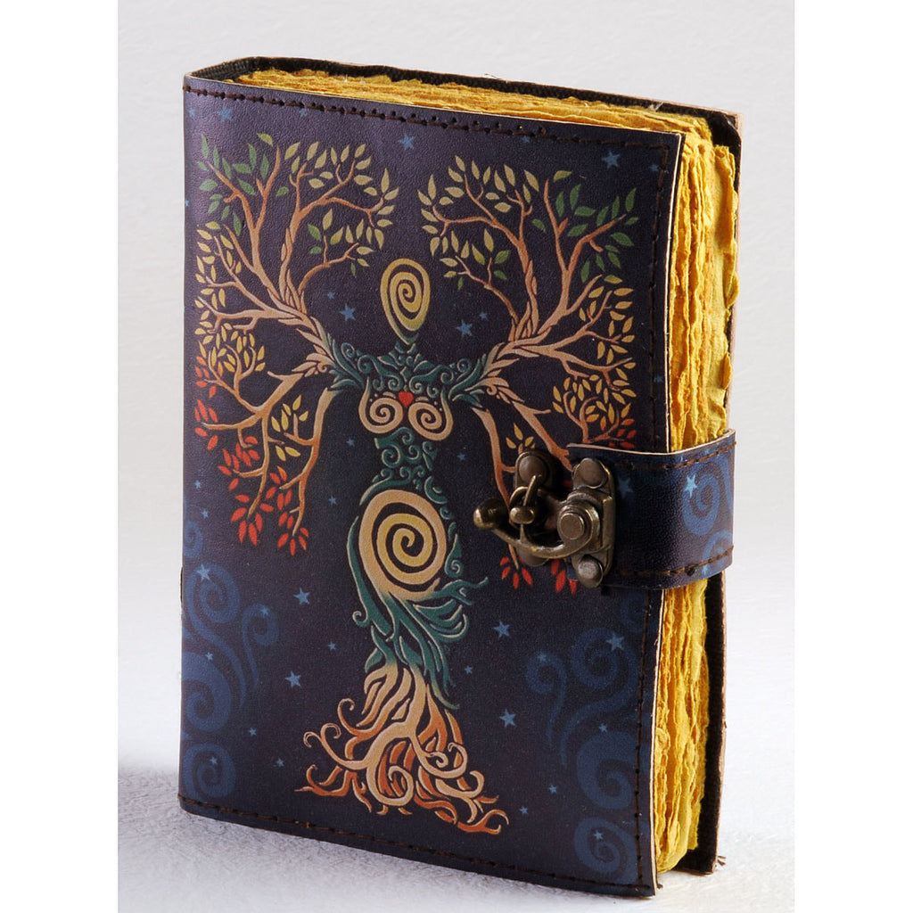 Color Goddess 5x7 Soft Leather Embossed Journal - Fantasy Gifts JJ