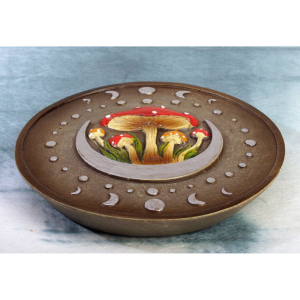 Fantasy Gifts Mushroom and Moons Stick Incense Burner - JJ