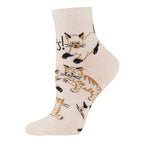 Blue Q Holy shit, CATS! Women's Ankle Socks