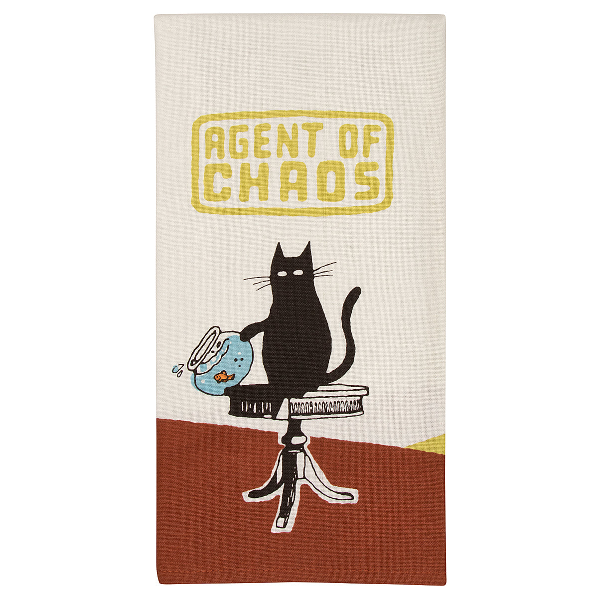 Blue Q Agent of Chaos Kitchen Towel - Printed Cotton Kitchen Towel