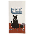 Blue Q Agent of Destruction Kitchen Towel - Printed Cotton Kitchen Towel