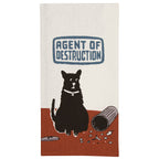 Blue Q Agent of Destruction Kitchen Towel - Printed Cotton Kitchen Towel