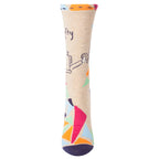 Women's Crew Socks -  You Crafty bitch  - Blue Q