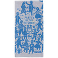Blue Q Party's In the Kitchen - woven jacquard 100% Cotton Kitchen Towel