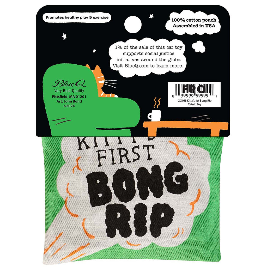 Kitty's First Bong Rip Organic Catnip by Blue Q