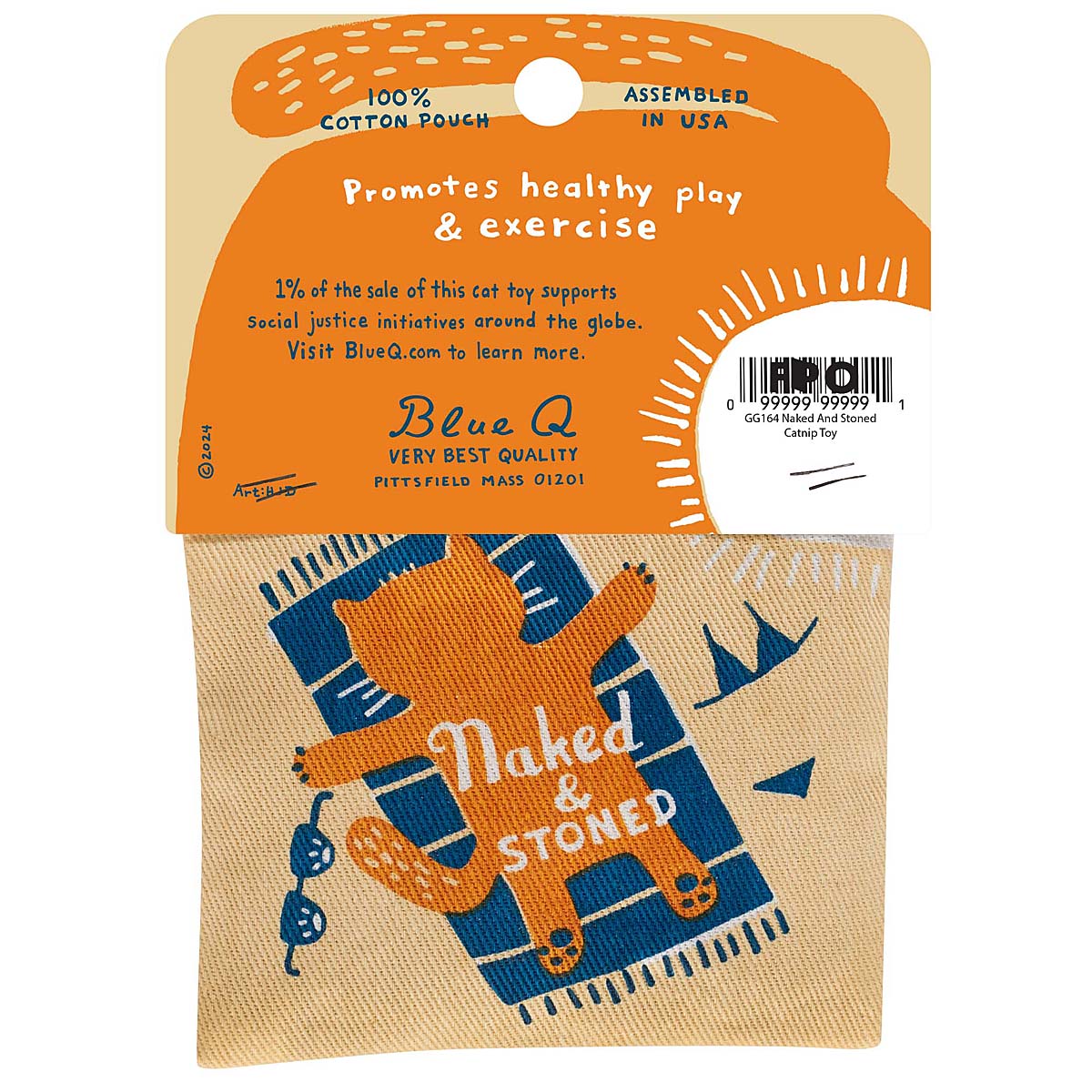 Naked and Stoned Organic Catnip by Blue Q