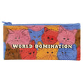 World Domination Recycled Pencil Case - Blue Q