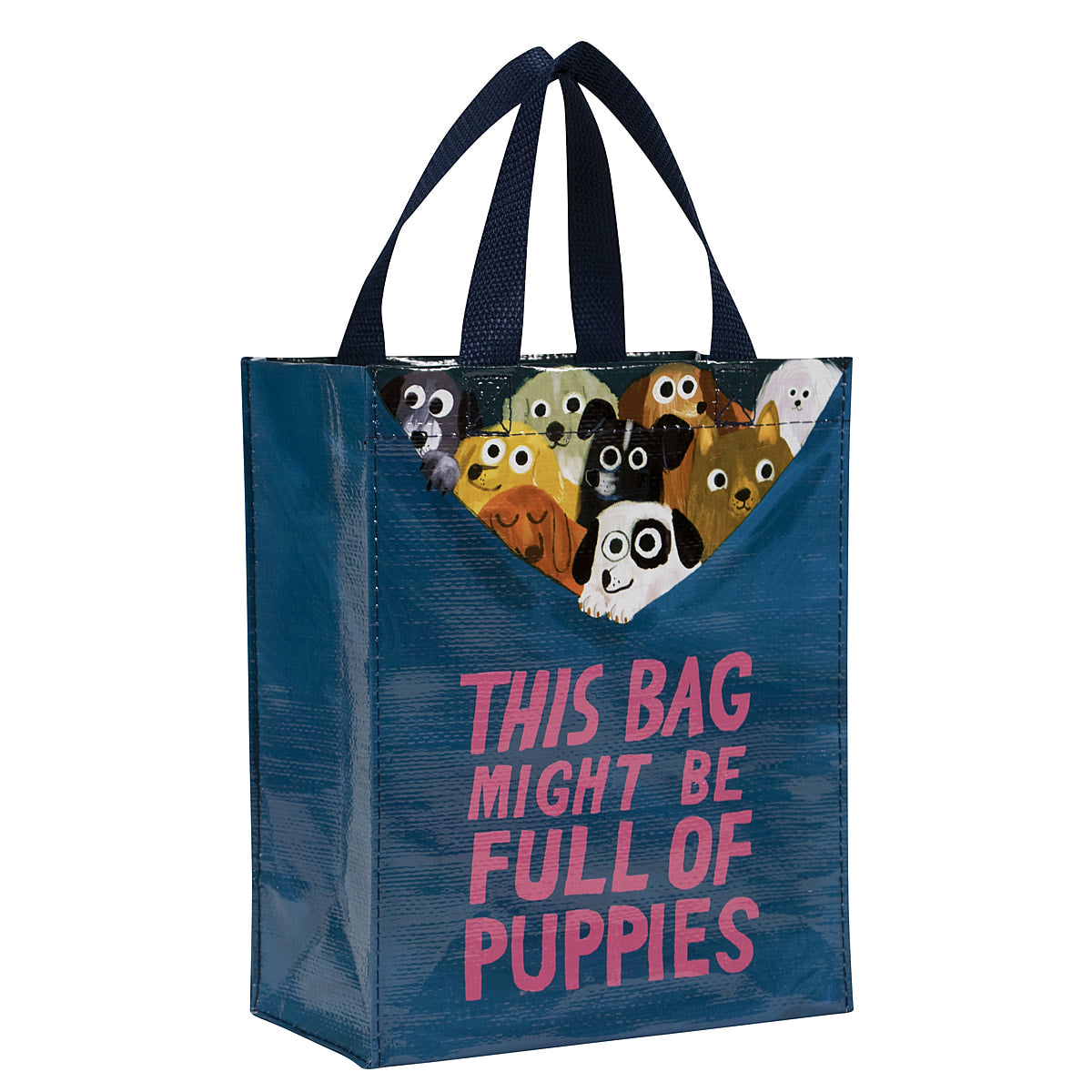 Bag Full of Puppies 10x8.5x4.5 Handy Tote by Blue Q