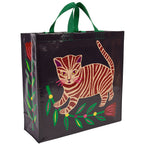 Tiger Kitten Blue Q Shopper- Reusable Shopping Bags