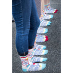 Women's Crew Socks -  This is what a feminist looks like  - Blue Q