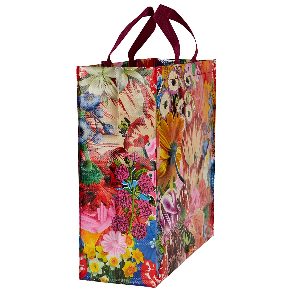 Blossoms Blue Q Shopper- Reusable Shopping Bags