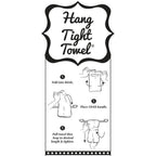Small Glass of Wine Hang Tight Cotton Towel with pull through loop - by Twisted Wares