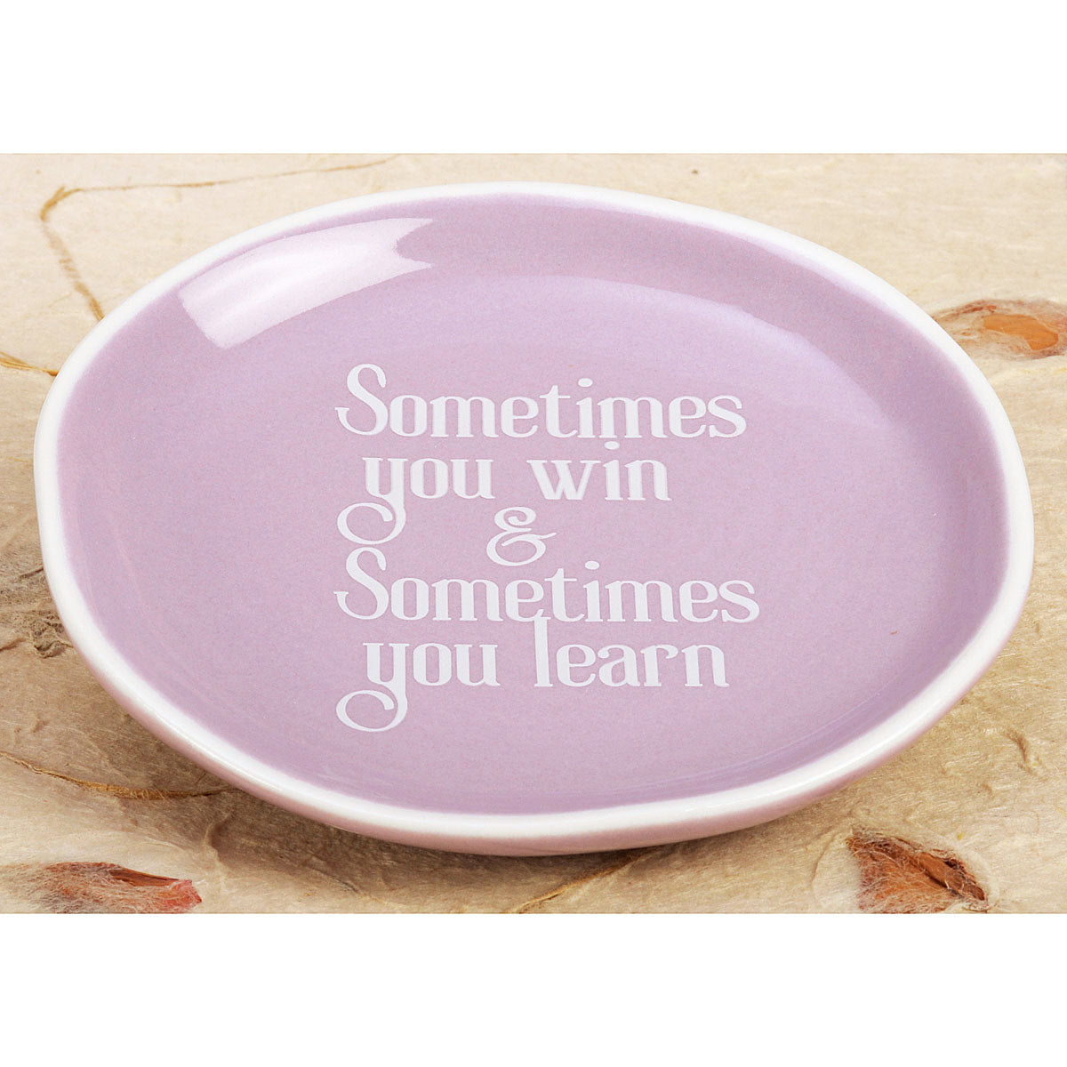 Win Learn ceramic trinket dish or jewelry dish - GG