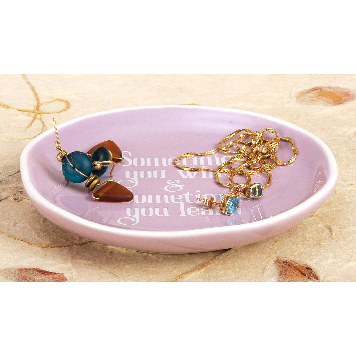 Win Learn ceramic trinket dish or jewelry dish - GG