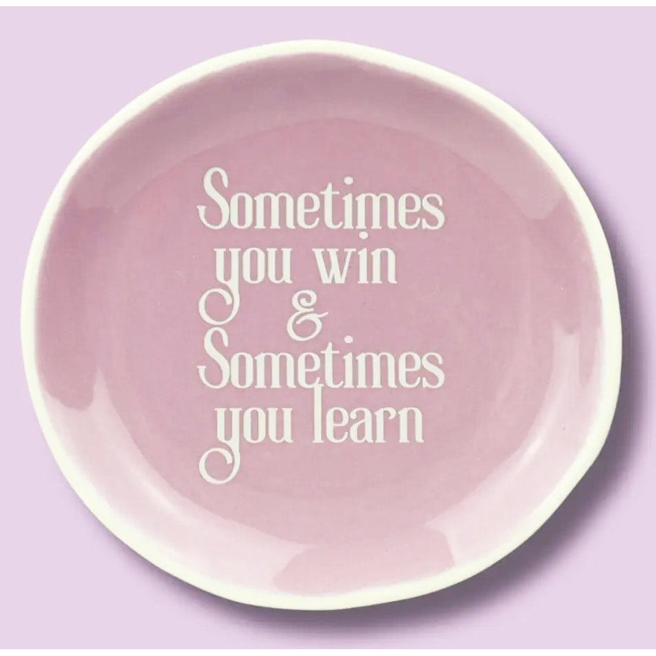 Win Learn ceramic trinket dish or jewelry dish - GG