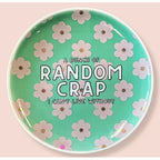 Random Crap ceramic trinket dish or jewelry dish - GG