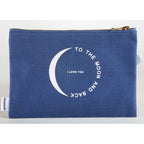 Love You to the Moon CANVAS POUCH - GG