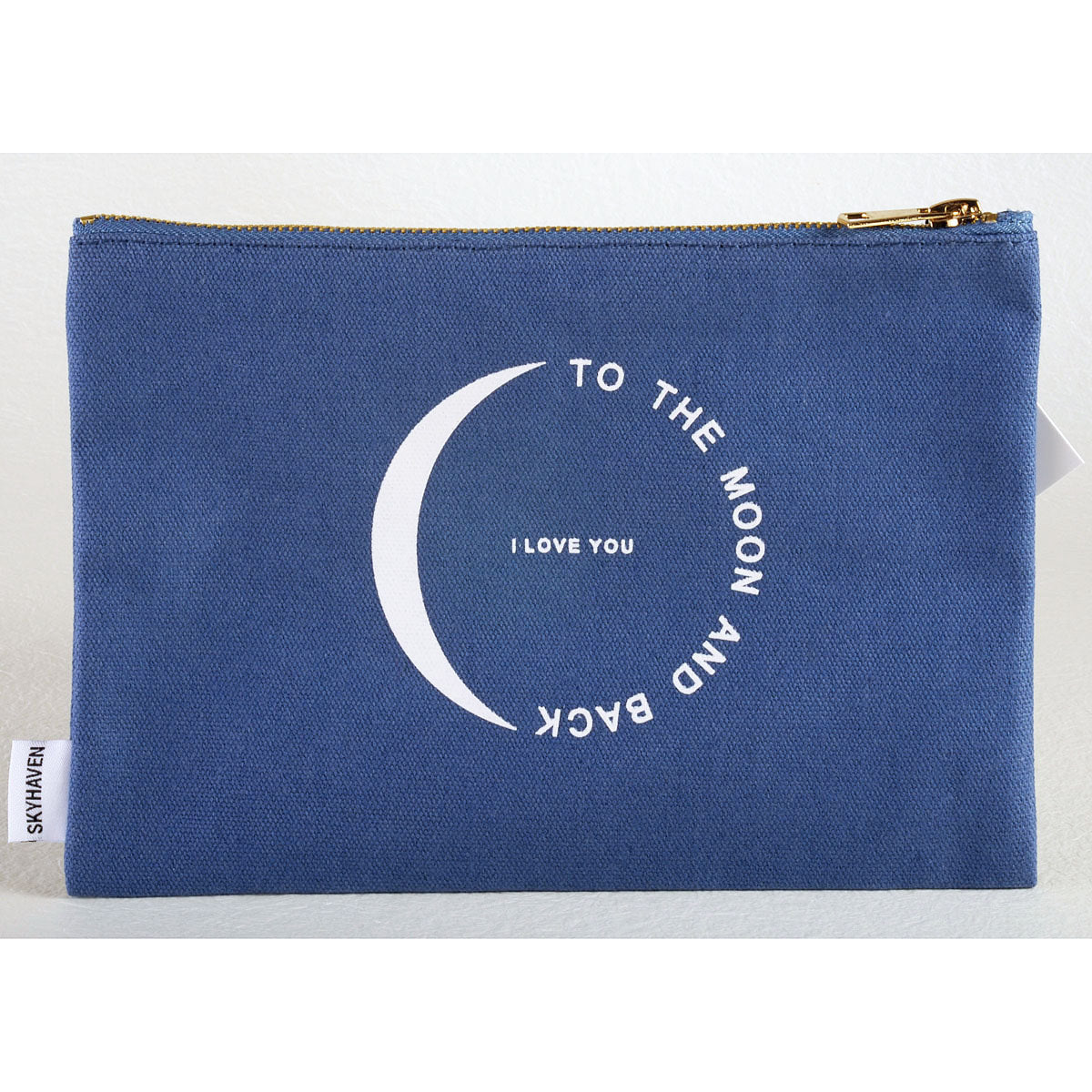 Love You to the Moon CANVAS POUCH - GG