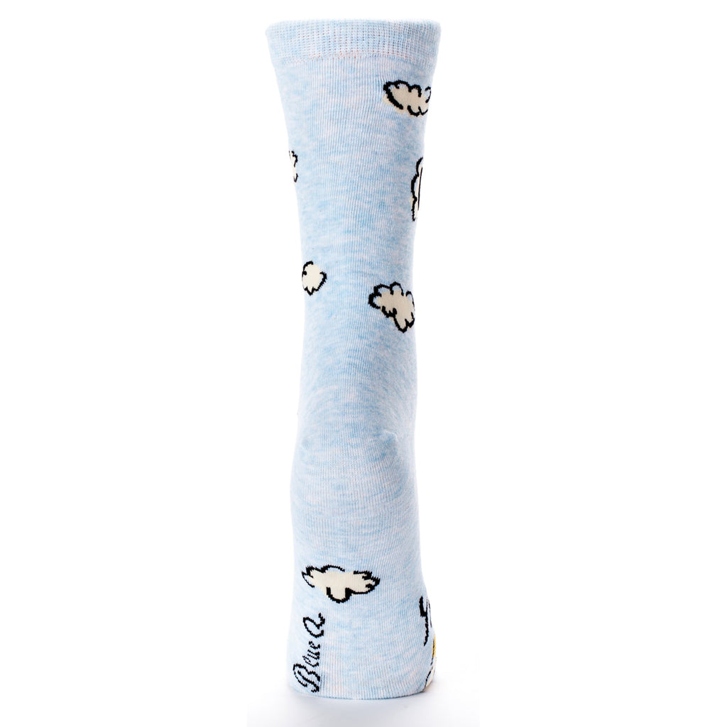 Women's Crew Socks - Up Yours  - Blue Q