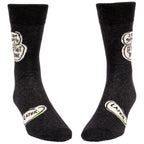 MEN's Crew Sock  - I'll Get Shit Done Later- Blue Q