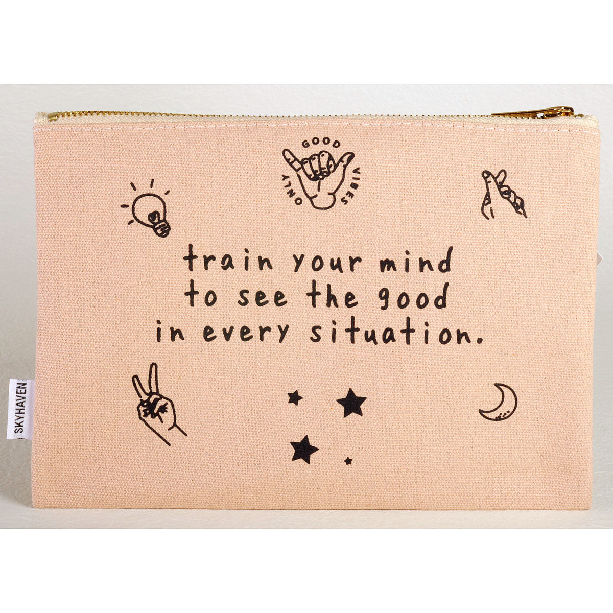 Train Your Mind CANVAS POUCH - GG