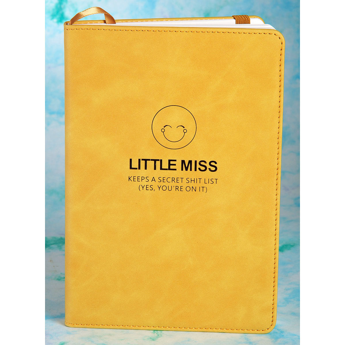 Little Miss Keeps a Secret Shit List A5 Journal Vegan Leather- GG