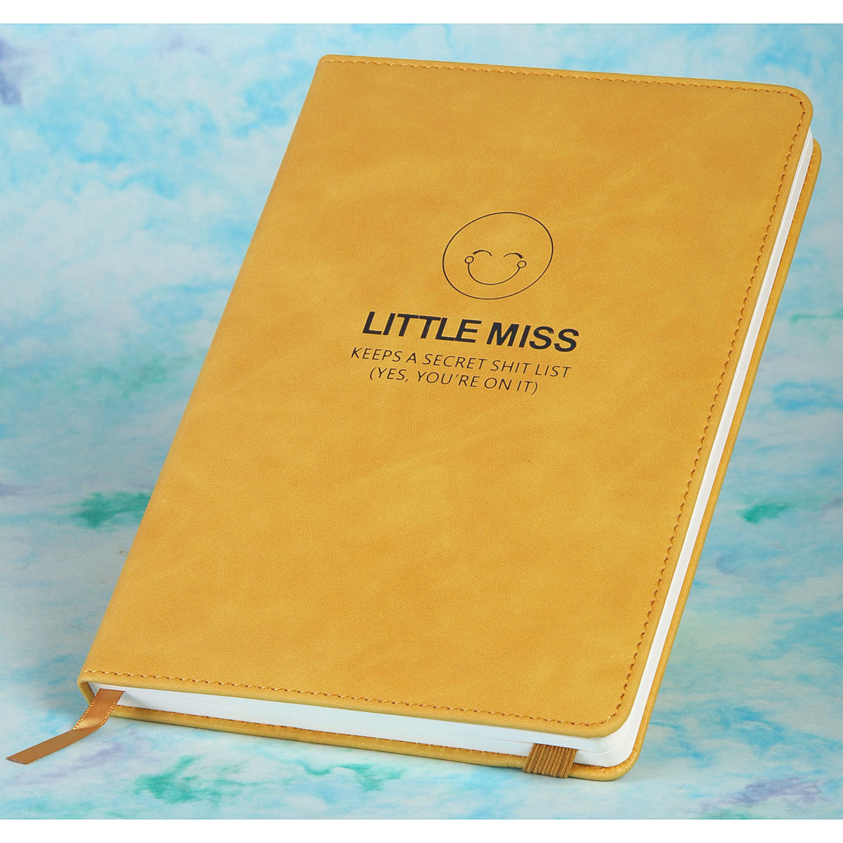 Little Miss Keeps a Secret Shit List A5 Journal Vegan Leather- GG