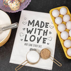 Made With Love Hang Tight Cotton Towel with pull through loop - by Twisted Wares